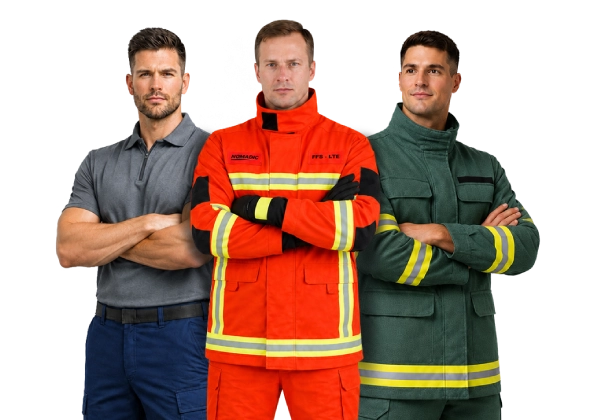 Industrial safety workwear PPE uniforms Nomadic